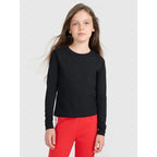 Girls’ Plain Slim-Fit Long-Sleeve Shirt 4F 4FJRAW25TLONF603-20S