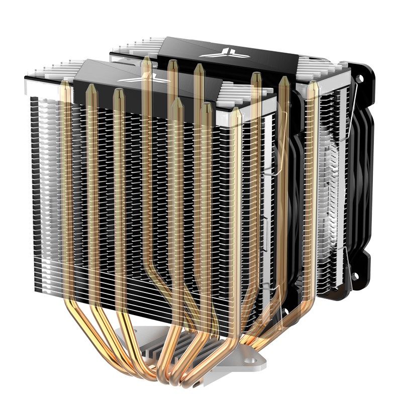 Jonsbo CR-2000GT CPU cooler with radiator and 12 cm fan, black, 1 pc. Chłodzenie/Chłodzenie CPU Your Sports Performance
