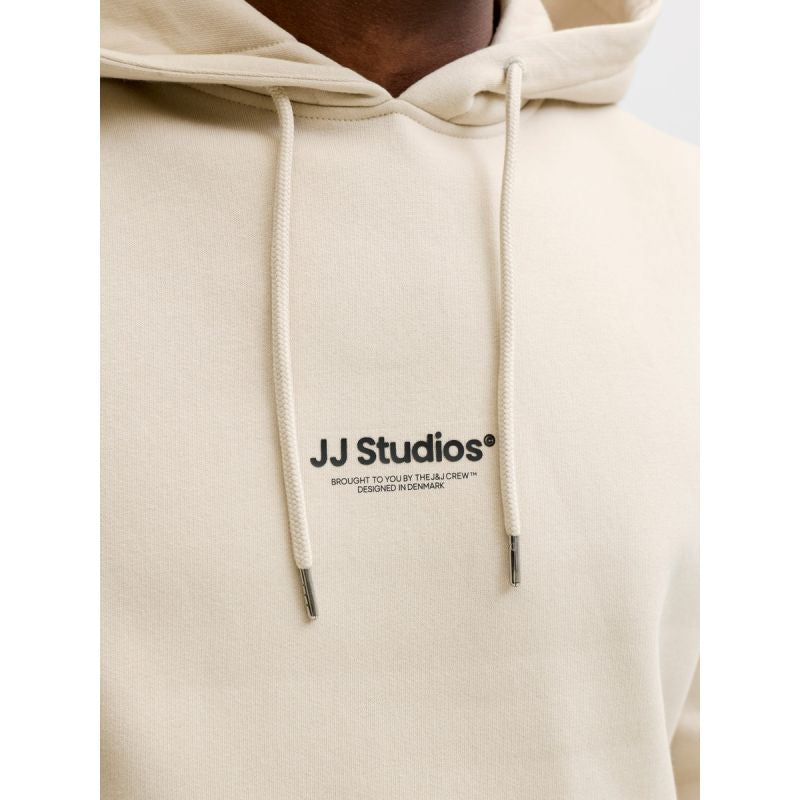 Jack&Jones Men's Hoodie JJESCHO SWEAT HOOD NOOS 12278789 MOONBEAM