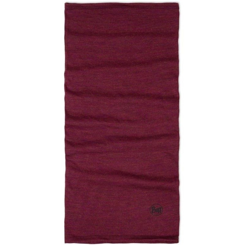 BUFF MERINO MIDWEIGHT MELANGE TIBETAN RED bandana Odzież militarna/Chusty, arafatki, kominy Your Sports Performance
