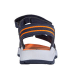 Lotto Estaca children's sandals navy blue and orange 2601480 5927