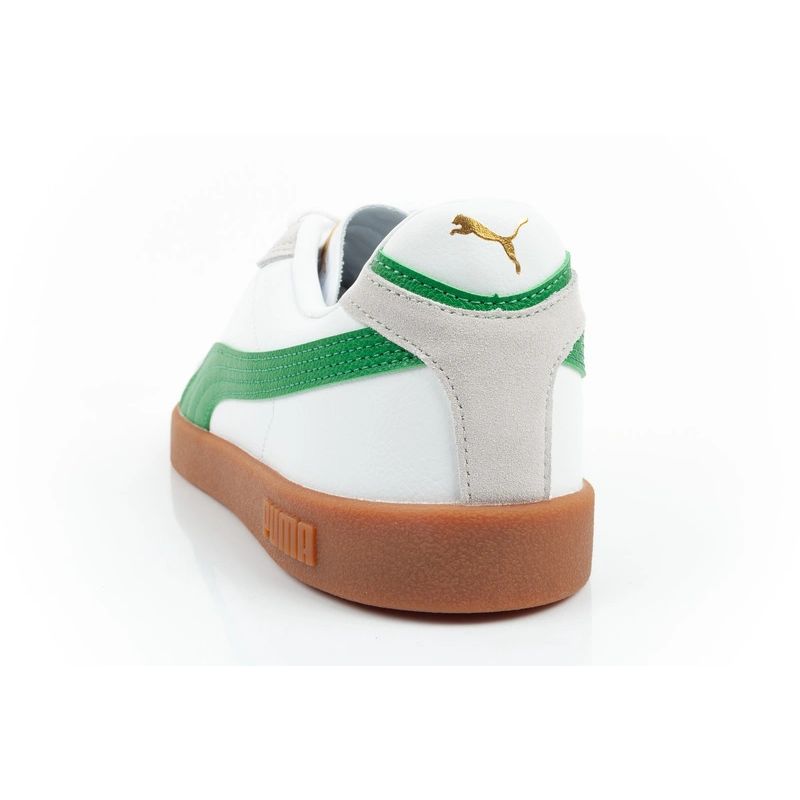 Puma Club II Era men's sports shoes sneakers leather white gray green Puma
