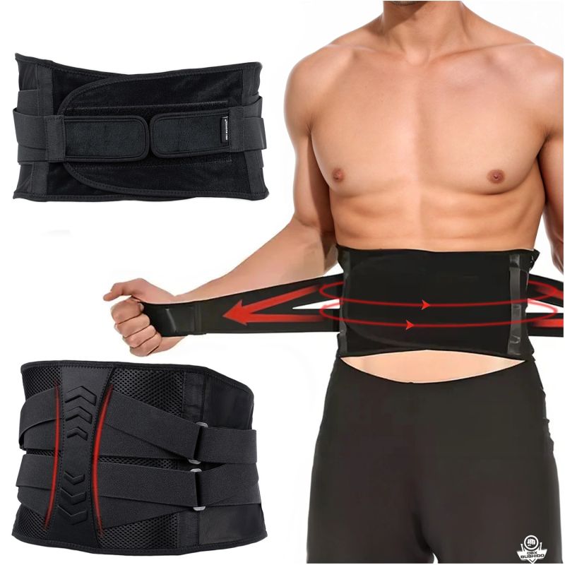 DBX Bushido M elastic lumbar support belt Ściagacze i owijki Your Sports Performance