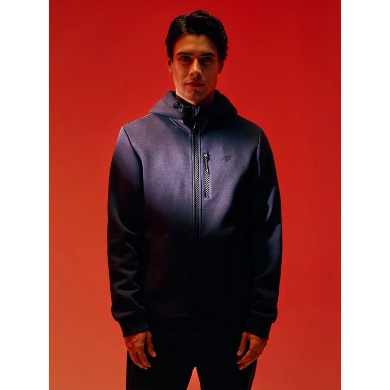 Men's regular hooded sweatshirt 4F 4FRAW26TSWSM3160-31S