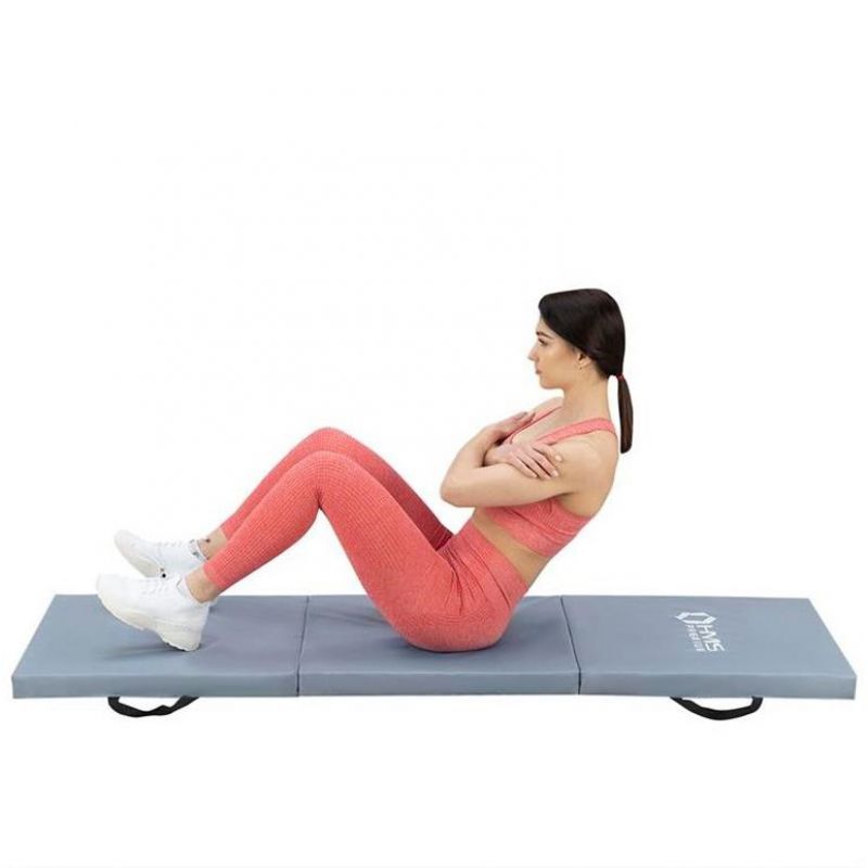 HMS MGS02 foldable gymnastics mattress gray 1800x600x500mm In preparation Your Sports Performance