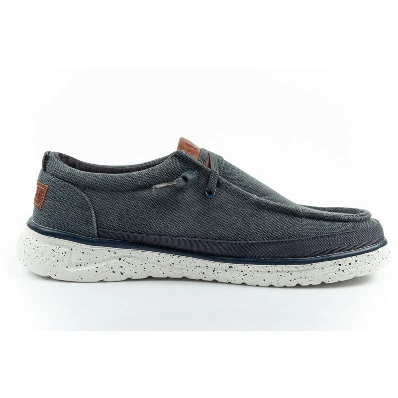 Wrangler men's shoes moccasins Makena Stone blue fashionable navy blue Wrangler