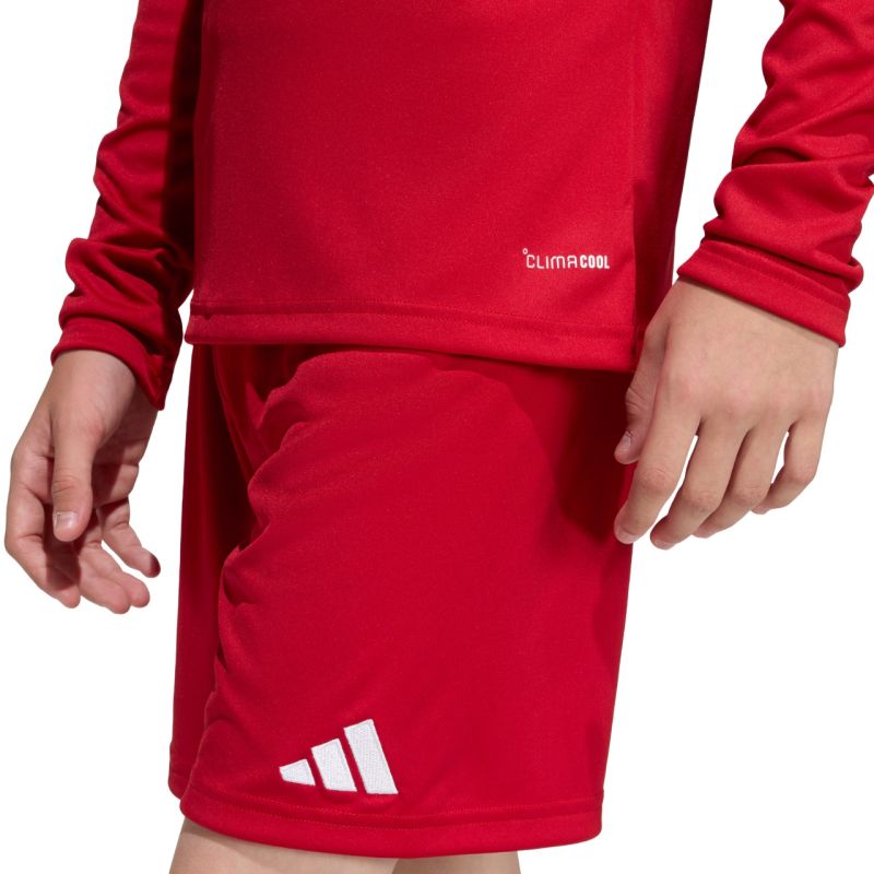 adidas Entrada 26 Long Sleeve Jersey Kids’ Shirt Red KF5878