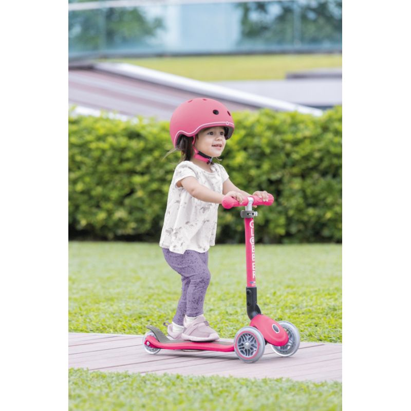 3-wheel scooter Globber Foldable Lights Fuchsia Jr 437-110 Accessories/Skating/Hulajnogi Your Sports Performance