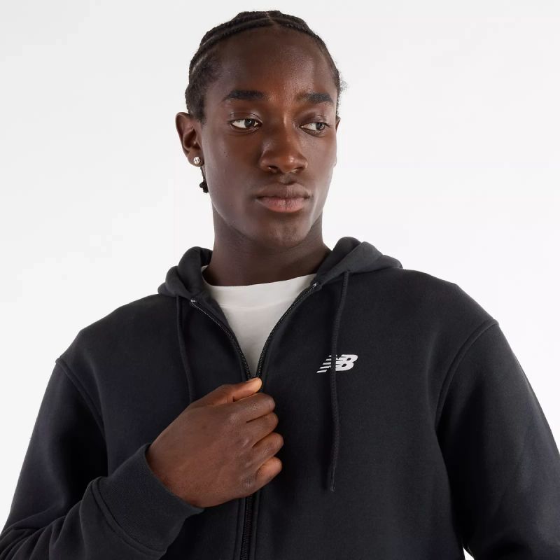 New Balance Sport Core Brushed Full Zip HM sweatshirt MJ43902BK Clothing/Lifestyle/New Balance New Balance