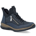 Rieker N32G3-14 comfortable navy blue waterproof women's shoes