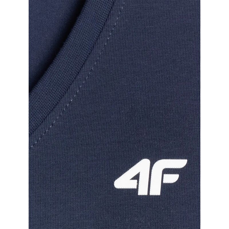 Women's basic V-neck T-shirt 4F 4FWMM00TTSHF3307-31S *Kategoria tymczasowa Your Sports Performance