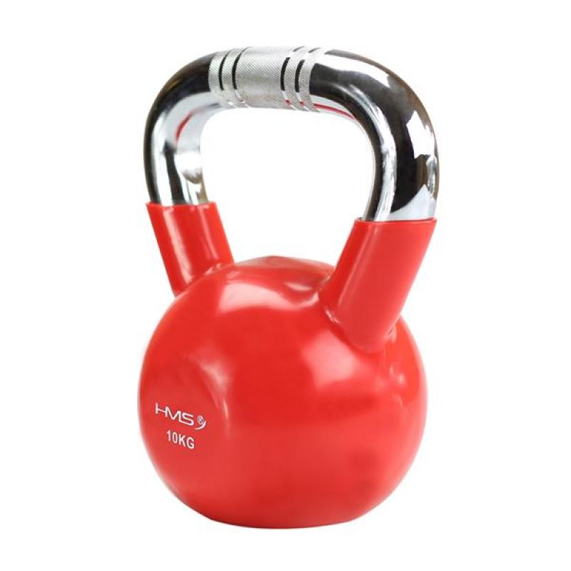 Kettlebell cast iron knurled handle HMS KTC10 RED Accessories/Training equipment Your Sports Performance
