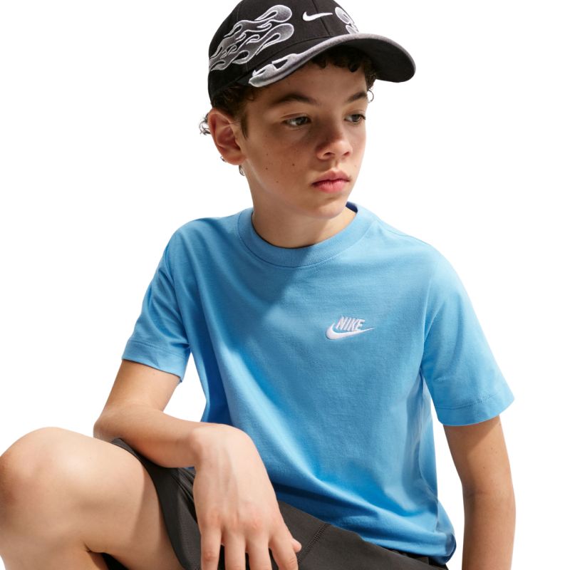 Nike Sportswear Kids' T-Shirt Light Blue FZ5177 497