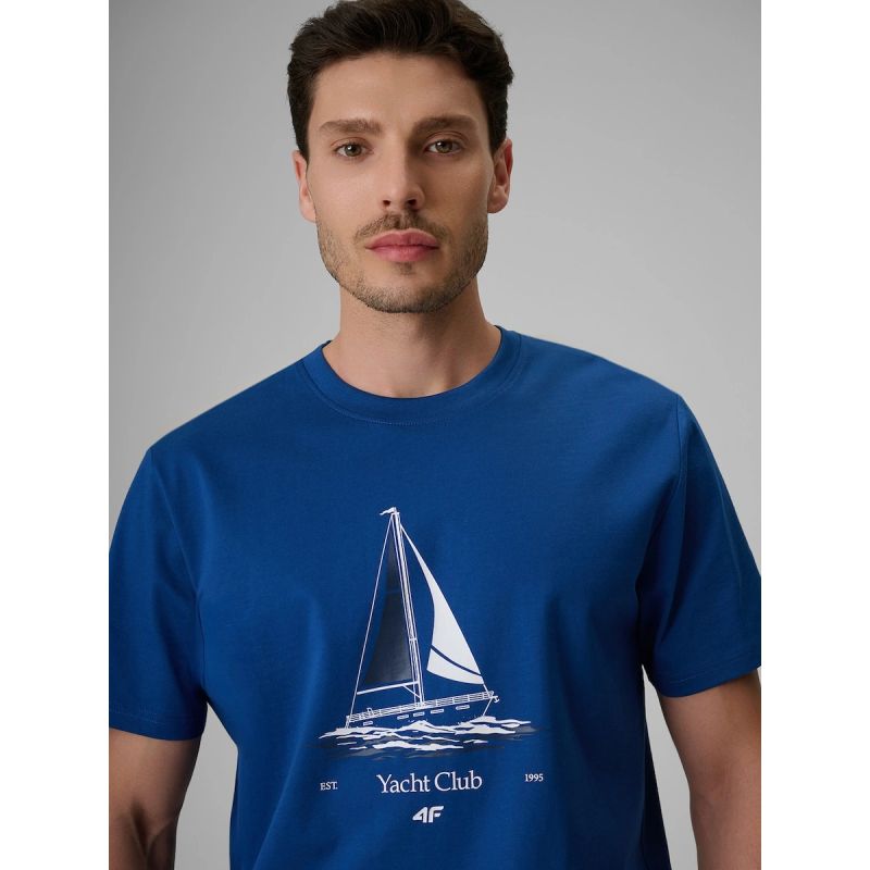 Men's relaxed T-shirt with print 4F 4FRSS26TTSHM3996-033S 4f