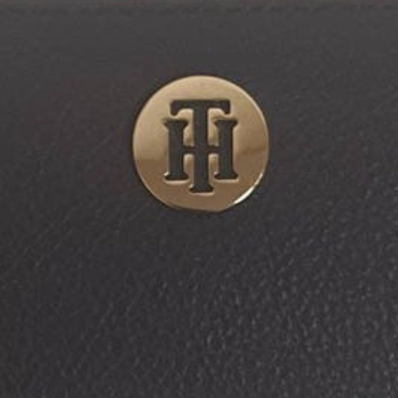 Tommy Hilfiger Women's TH Core Large Black Wallet - AW0AW08011 CJM Odzież/Odzież na co dzień Your Sports Performance