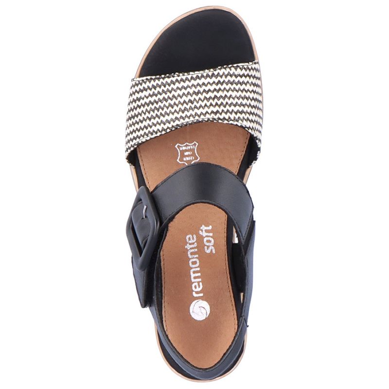 Leather wedge sandals Remonte W RKR646 Footwear/Lifestyle/Rieker Your Sports Performance