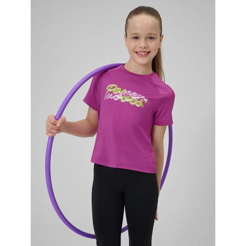 Girls' quick-drying sports T-shirt 4F 4FJRSS26TFTSF2386-53S 4f