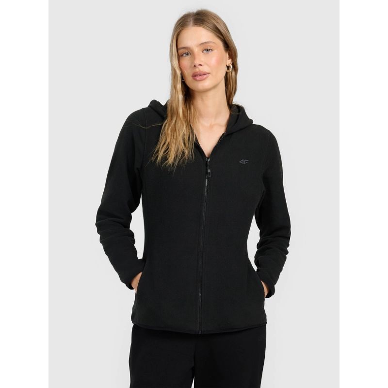 Women's slim fleece with hood 4F 4FRAW25TFLEF495-20S 4f