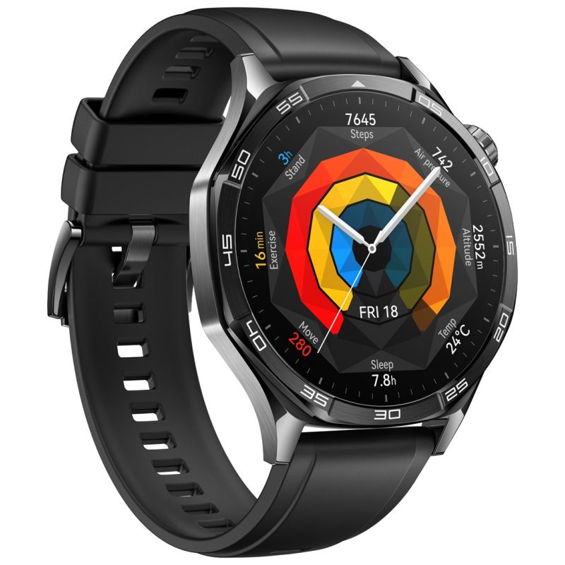 Huawei WATCH GT 5 46mm Vili-B19F | Smartwatch | GPS (satellite) | AMOLED | 1.43 inches | Black In preparation Your Sports Performance