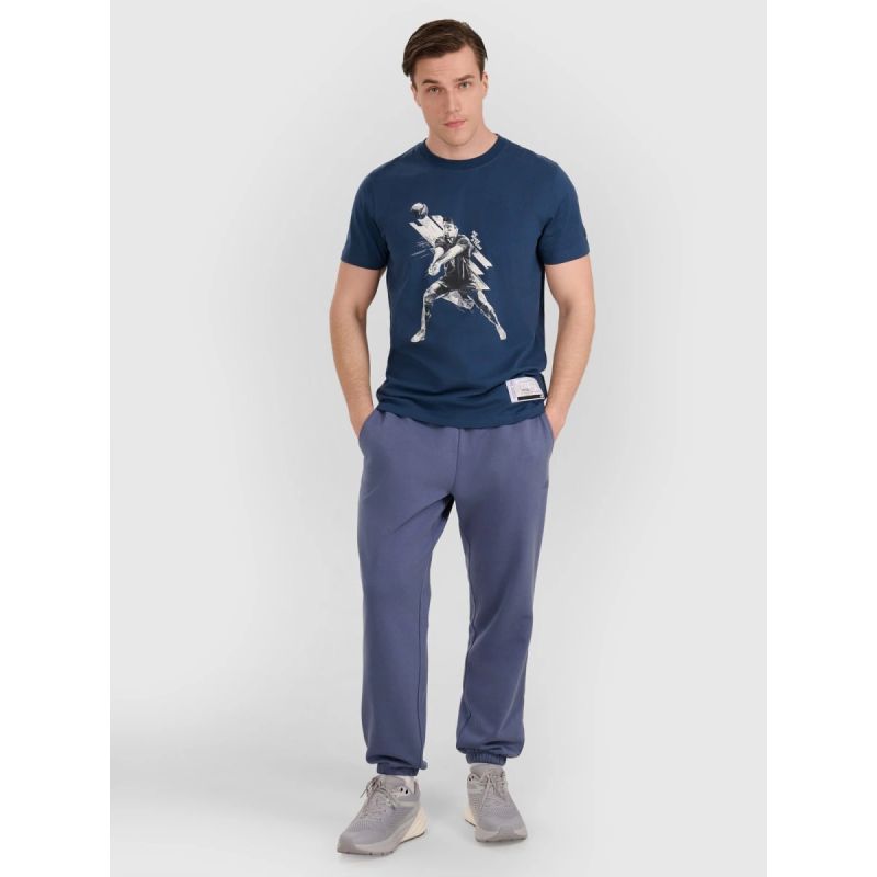 Men's regular t-shirt with volleyball print 4F 4FRAW25TTSHM3237-46S Clothing Your Sports Performance