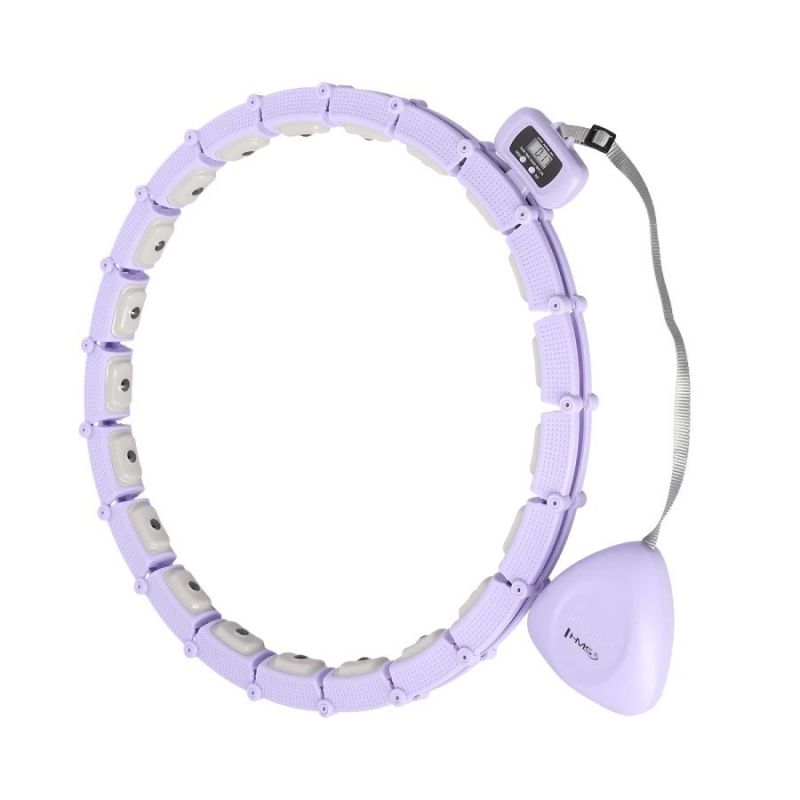 Hula hoop HMS HHM14 with magnets, weight and counter purple In preparation Your Sports Performance