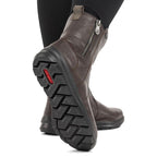 Rieker Z0074-25 comfortable brown waterproof women's ankle boots