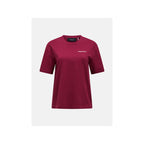 PEAK PERFORMANCE W Graphic Tee Burgundy