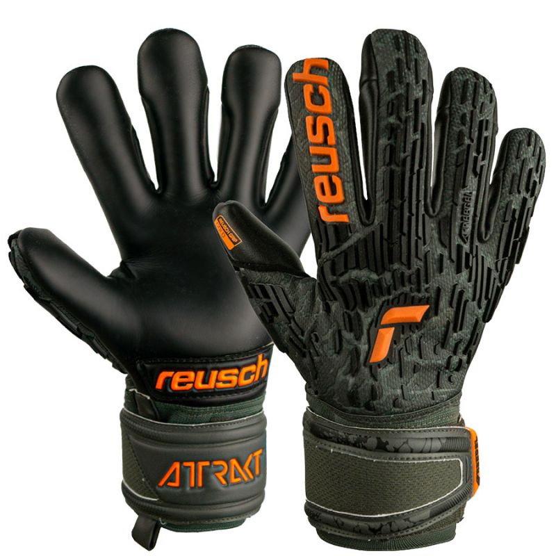 Reusch Attrakt Freegel Gold Finger Support Gloves 53 70 030 5555 Accessories/Gloves Your Sports Performance