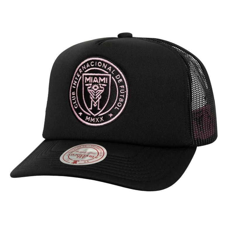 Mitchell & Ness Inter Miami CF Trucker Cap HT10070-IMCBLCK Clothing/Basketball/Mitchell & Ness Your Sports Performance