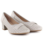 Women's openwork beige pumps Jezzi 233-12 To be categorized Your Sports Performance