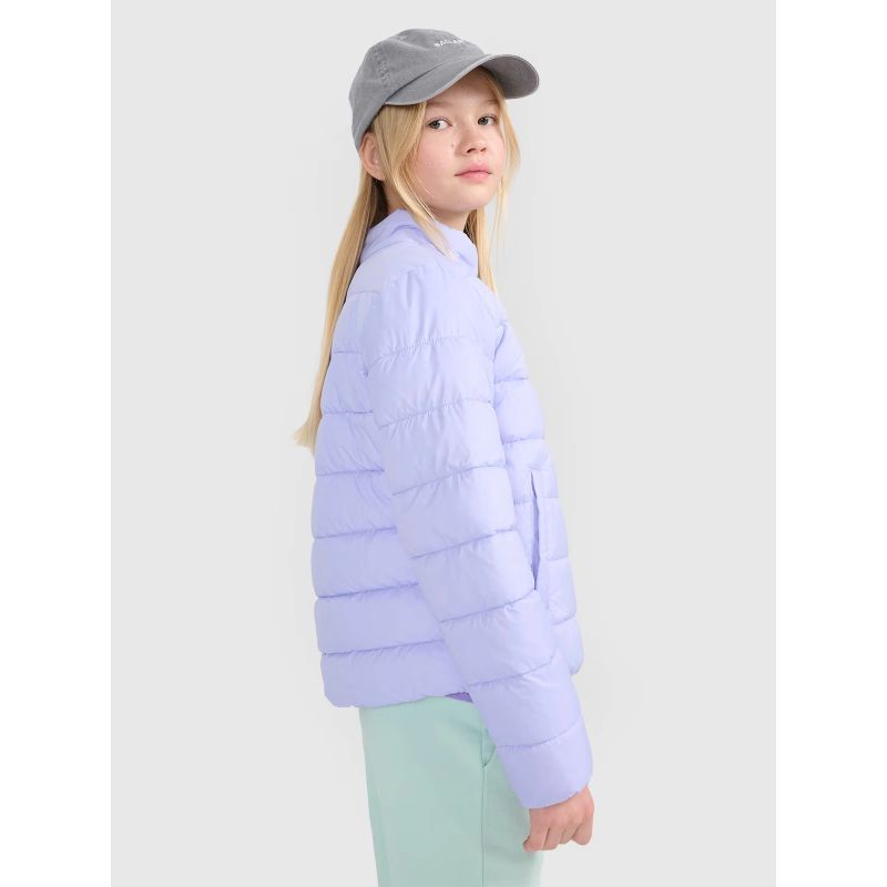 Girls' down jacket with synthetic filling 4F 4FJWSS25TDJAF515-52S *Kategoria tymczasowa Your Sports Performance
