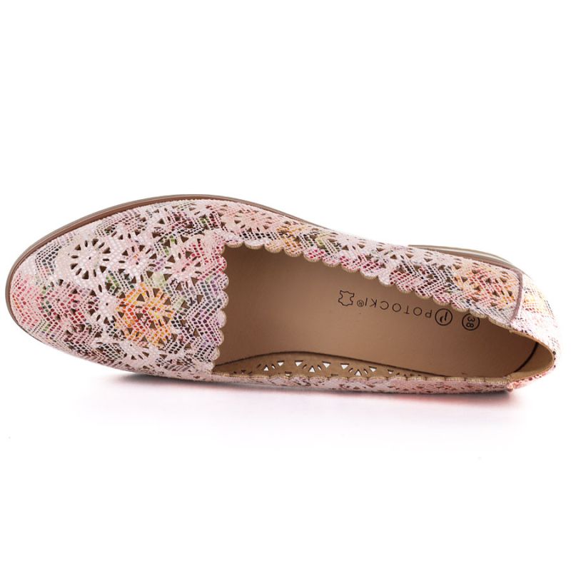 Women's openwork multicolor shoes Potocki 26-12320 Potocki