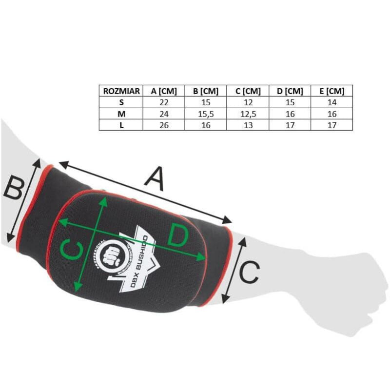 Elbow protectors - elastic elbow braces ARP-2106 S Ochraniacze na łokcie Your Sports Performance