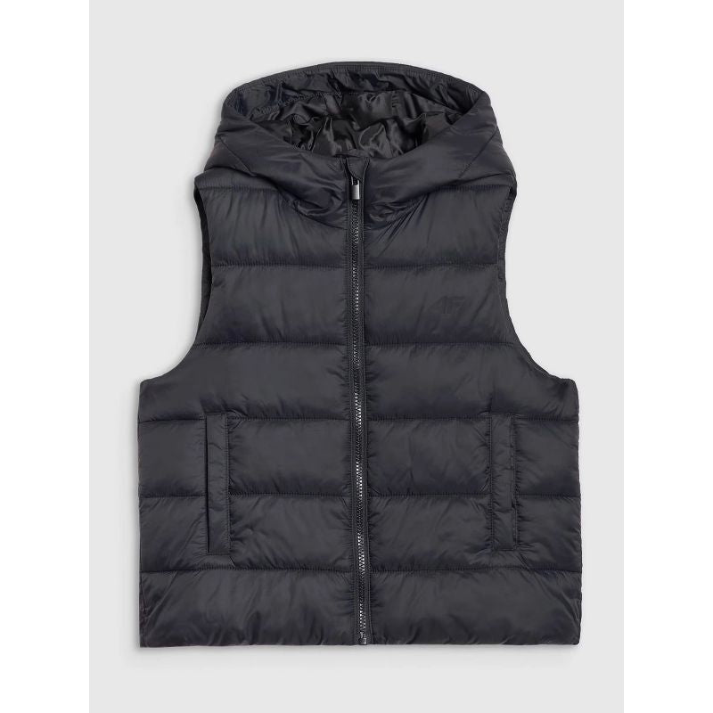 Girls' down vest with synthetic filling 4F 4FJWSS25TVJAF166-20S *Kategoria tymczasowa Your Sports Performance