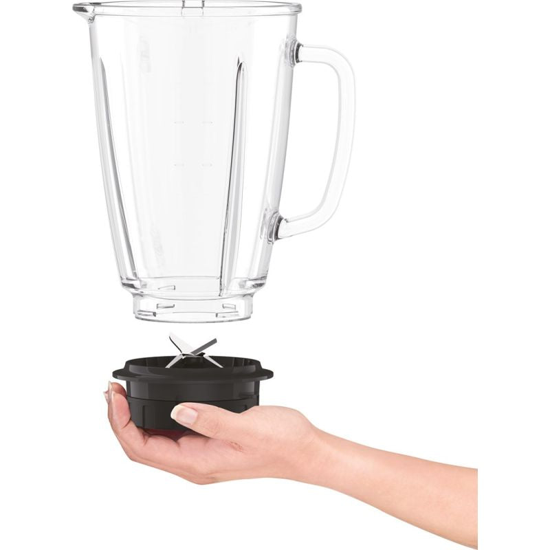 TEFAL BL438831 BlendForce Tabletop Blender, 800 W, jug material: plastic, jug capacity: 1.25 L, ice crushing, color: black AGD - Produkty/Miksery / Blendery Your Sports Performance