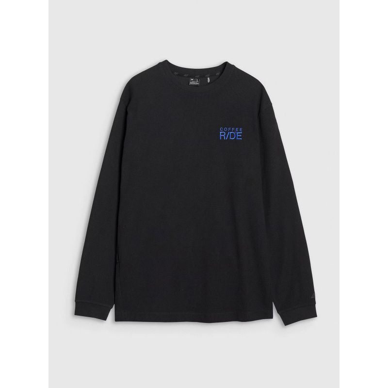 Men's oversize longsleeve with print 4F 4FWSS25TLONM390-20S *Kategoria tymczasowa Your Sports Performance