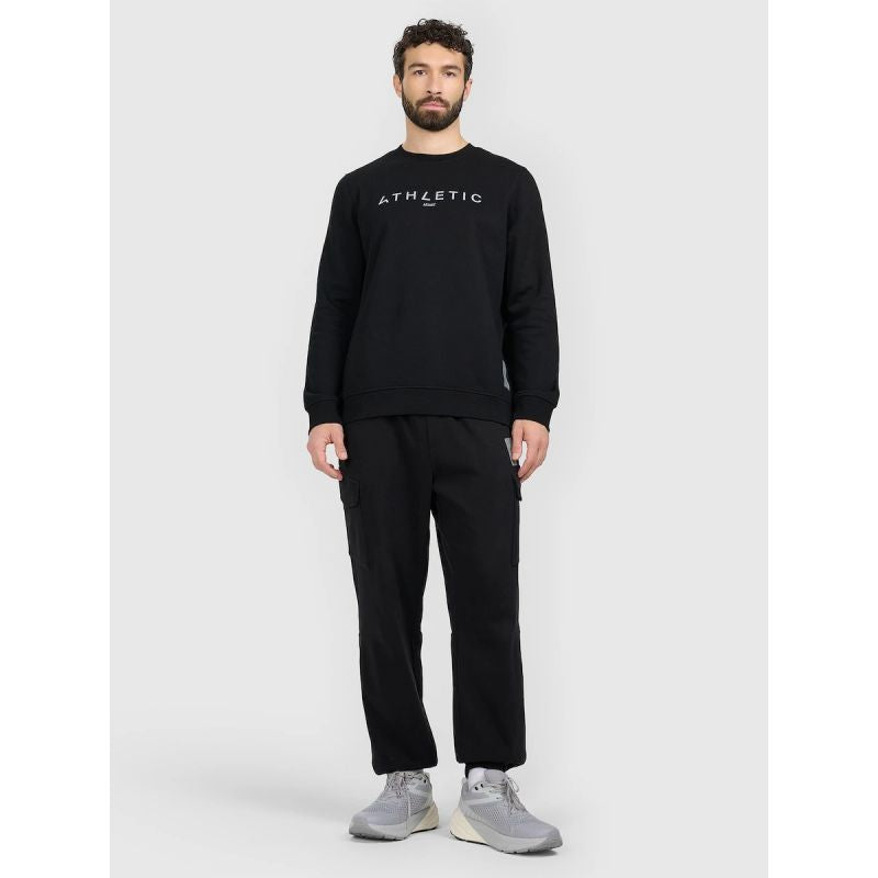 Men's sweatshirt without zipper and hood 4F 4FRAW25TSWSM2573-20S 4f