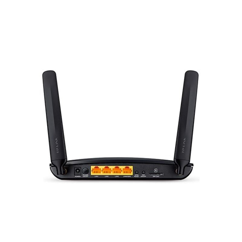TP-Link TL-MR6400 Wireless Router Fast Ethernet Single Frequency (2.4 GHz) 4G Black Komunikacja i łączność/Routery 3G/4G/5G Your Sports Performance