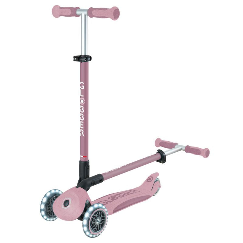 Scooter with ride-on seat GO•UP DELUXE LIGHTS ECOLOGIC 360 (697-510) Accessories/Skating/Hulajnogi/Traditional/For kids/Globber Your Sports Performance