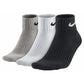Nike 3 pack Value Cotton Quarter SX4926-901 socks Clothing/Training/Socks/Unisex Nike