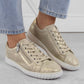 Comfortable leather shoes Rieker W RKR694, beige Footwear/Lifestyle/Rieker Your Sports Performance