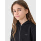 Girls' sweatshirt with a zipper and hood 4F 4FJWSS25TSWSF1706-20S *Kategoria tymczasowa Your Sports Performance