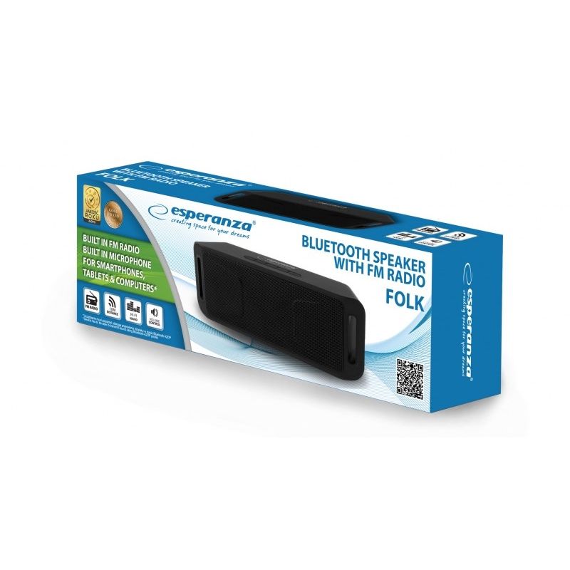 Esperanza FOLK EP126KK Bluetooth Speakers (Black) In preparation Your Sports Performance