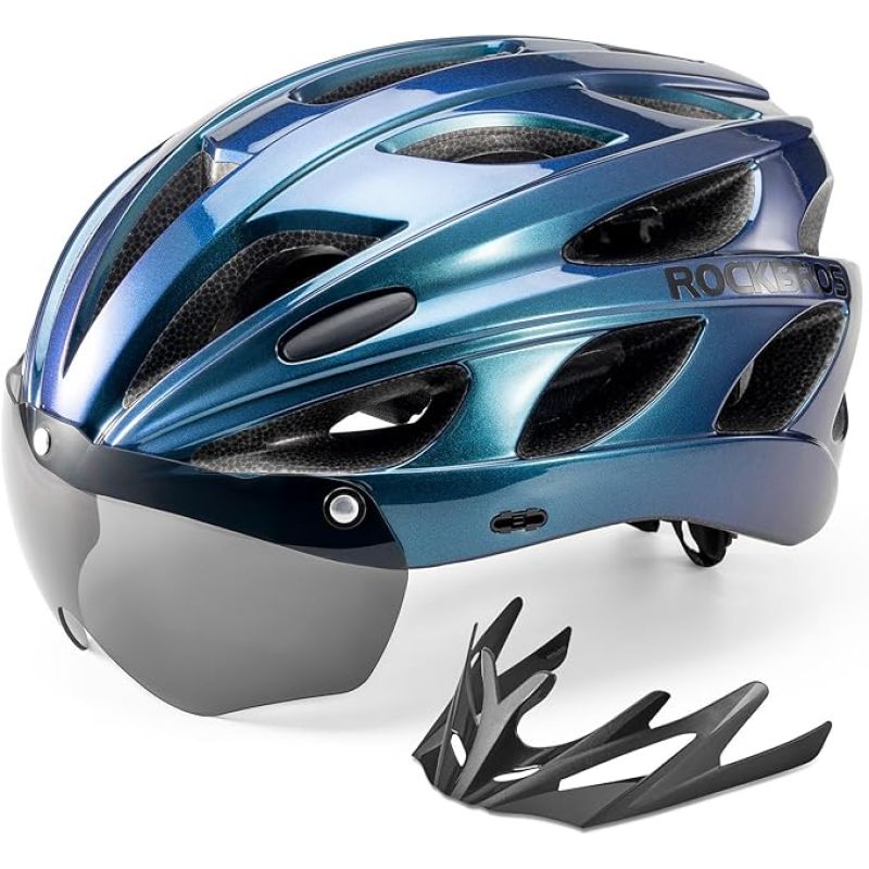 Rockbros TT-16-CP bike helmet blue (58-61cm) Rockbros/Odzież Rowerowa/Kaski Your Sports Performance