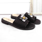 Flip-flops with rhinestones S.Barski W OLI262A, black Footwear/Lifestyle/S.Barski Your Sports Performance