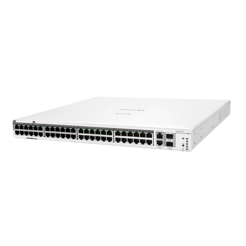 HPE Aruba Networking Aruba Instant On 1960 48G 40p Class4 8p Class6 PoE 2XGT 2SFP+ 600W Managed L2+ Gigabit Ethernet (10/100/1000) PoE Support 1U White Komunikacja i łączność/Switch-e Your Sports Performance