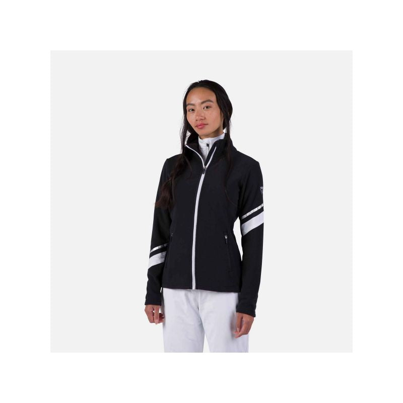 Rossignol W Strawpile Fleece Fz Sweatshirt Black Rossignol