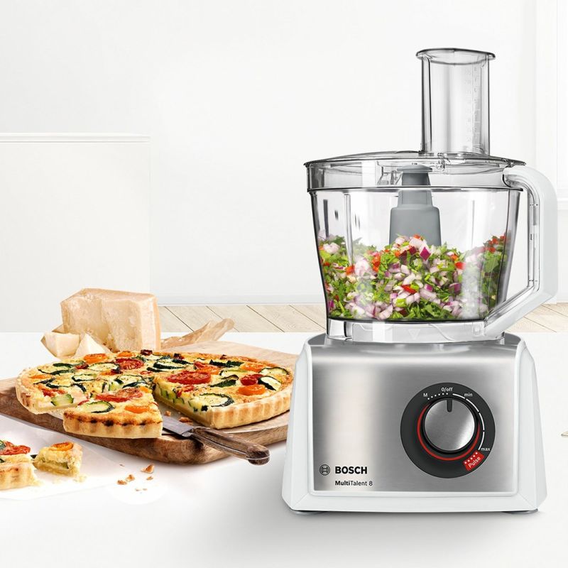 Bosch MultiTalent 8 MC8125814 Food Processor (1250W; white-silver) AGD - Produkty/Roboty kuchenne Your Sports Performance