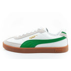 Puma Club II Era men's sports shoes sneakers leather white gray green Puma