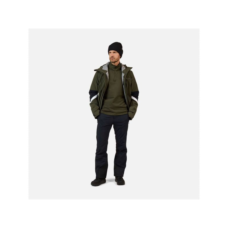 ROSSIGNOL MID LAYER STRETCH HZ men's sweatshirt green